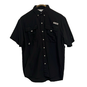 Columbia Men's Performance Fishing Gear Black 
Bahama Short Sleeve Shirt size SP